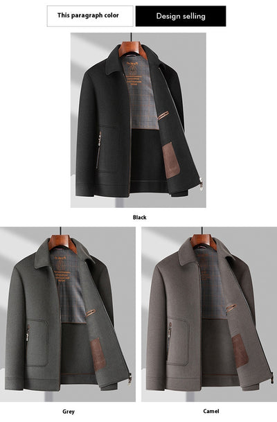 Chaqueta de Lana Pura con Forro de Plumón de Pato Desmontable - Image 16