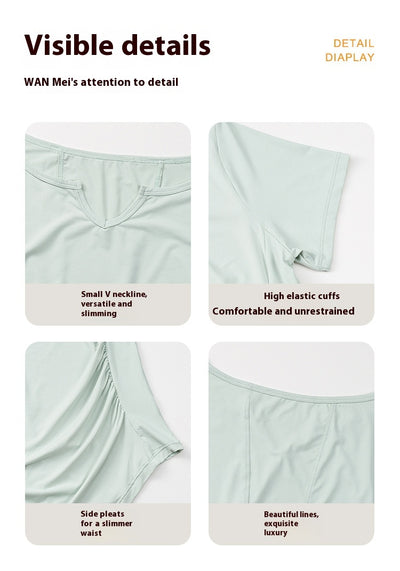 Playera Deportiva Ajustada de Secado Rápido con Control Abdominal - Image 17