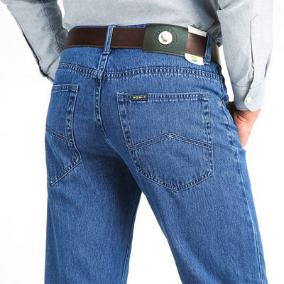 Pantalones Vaqueros Casuales Slim Fit de Cintura Media - Image 5