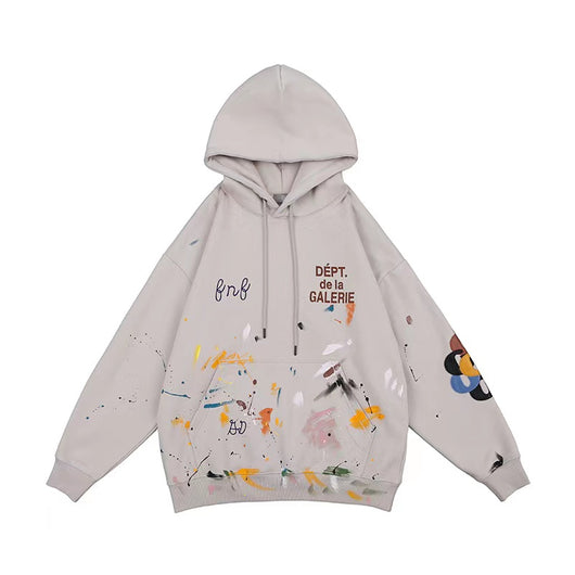 Sudadera Hip Hop Distressed Vintage con Splash de Graffiti Unisex - Image 3