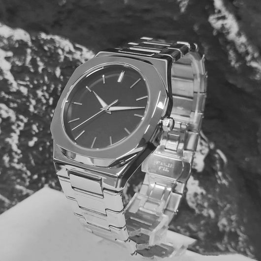 Reloj de Hombre Acero Inoxidable Cuarzo Esfera Grande con Pantalla Luminosa Nocturna - Image 10
