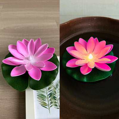 Lámpara Nocturna LED Flotante con Loto Acuático e Inducción por Movimiento - Image 11