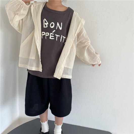Chaleco Infantil Estampado con Letras - Top Suelto y Cómodo para Niños y Niñas - Image 21