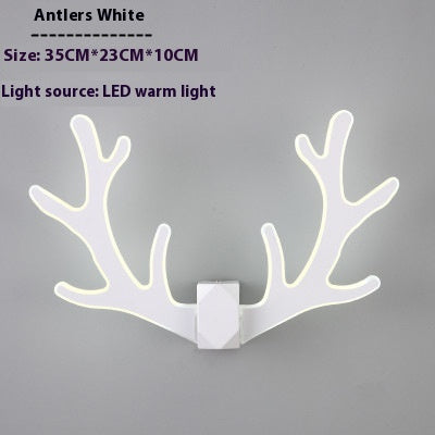 Lámpara de Pared Cuernos Nórdicos Diseño Moderno para Dormitorio - Image 6