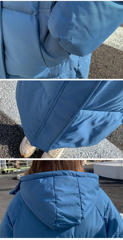 Chaqueta Puffer Acolchada de Plumón Suelta para Mujer - Image 26