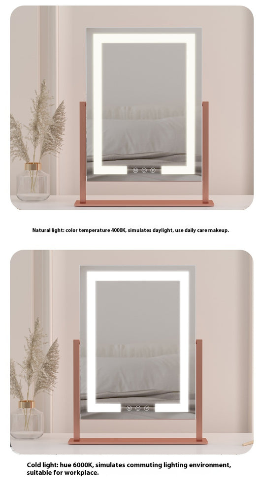 Espejo de Maquillaje LED de Escritorio con Iluminación Profesional - Image 8