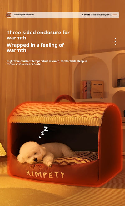 Caseta Semiencerrada Cuadros para Perros - Image 10