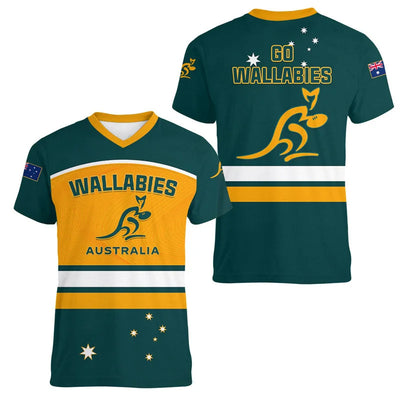 Camiseta Deportiva Infantil con Patrón de Canguro Australiano - Cuello V - Image 7