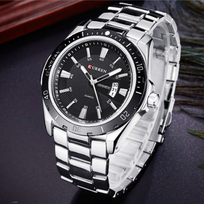 Reloj de Pulsera Hombre Resistente al Agua con Calendario