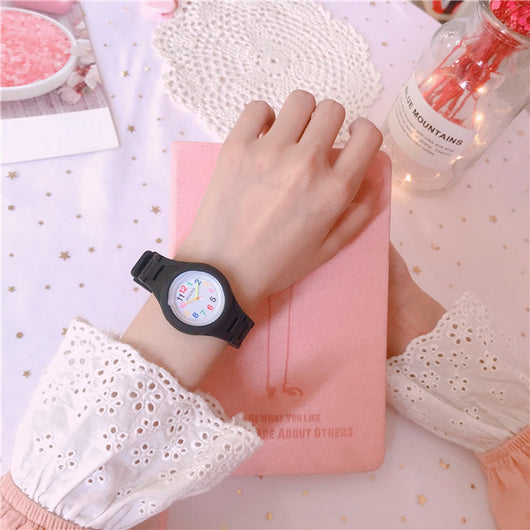 Reloj de Colores Pastel Estilo Kawaii Japonés - Image 14