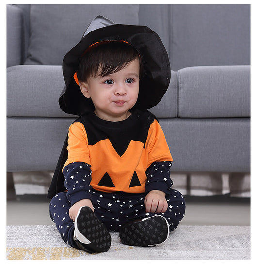 Conjunto Halloween Infantil Murciélago y Calabaza - 4 Piezas - Image 6