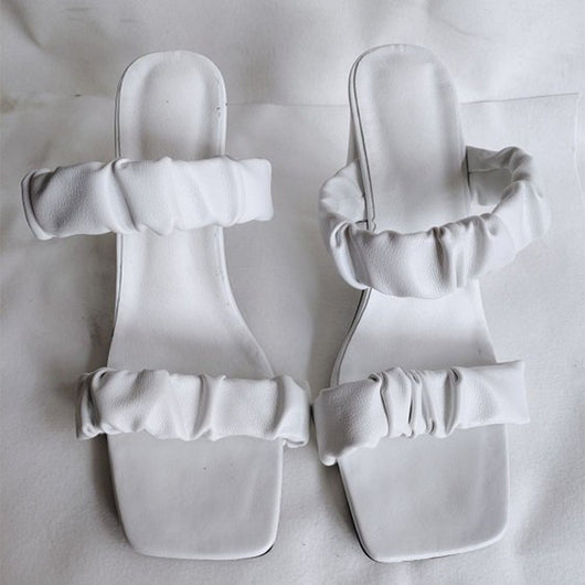 Sandalias de Tacón Cuadrado con Punta Abierta - Chanclas de Playa y Exterior - Image 4