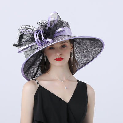 Sombrero de Ala Ancha para Mujer - Tela Satinada Transpirable y Cómodo - Image 7