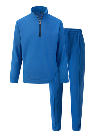 Conjunto Deportivo con Capucha y Cremallera: Sudadera y Pantalón Texturizado - Image 12