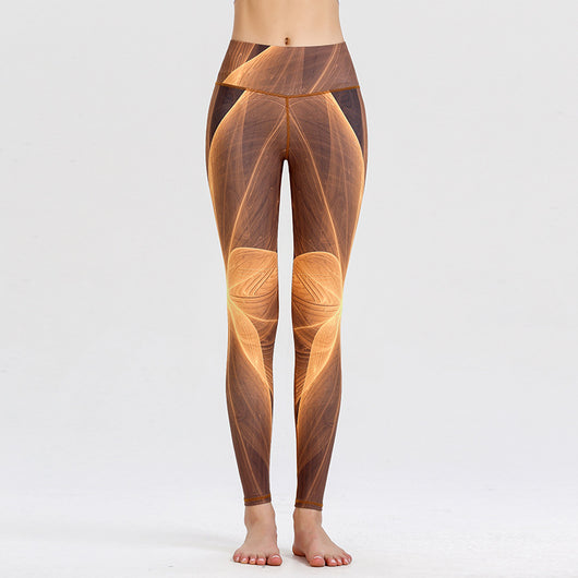 Pantalones de Yoga Estampados de Secado Rápido - Image 6