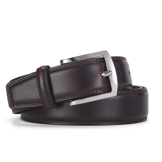 Cinturón de Cuero para Hombre con Hebilla de Pasador - Image 8