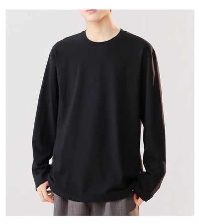 Camiseta Térmica Hombre Cuello Redondo Suéter Interior Grueso Ajuste Holgado - Image 13