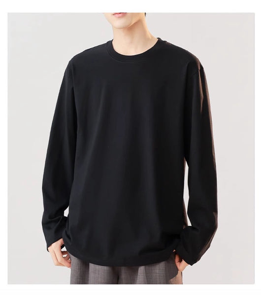 Camiseta Térmica Hombre Cuello Redondo Suéter Interior Grueso Ajuste Holgado - Image 13