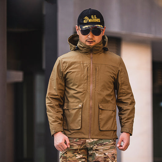 Chaqueta Táctica Camuflaje para Hombre - Estilo Outdoor Versátil - Image 5