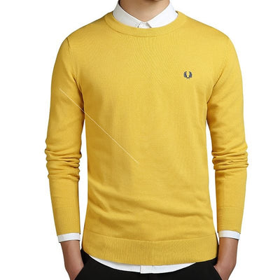 Suéter de Algodón Tejido para Hombre - Jersey Clásico y Versátil - Image 7