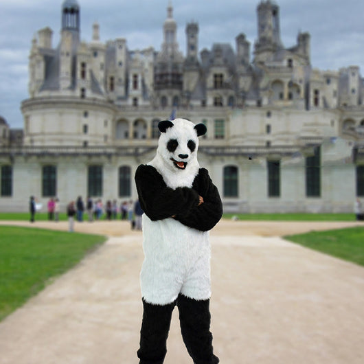 Disfraz de Panda Adorable con Cabeza Articulada y Boca Móvil - Image 8