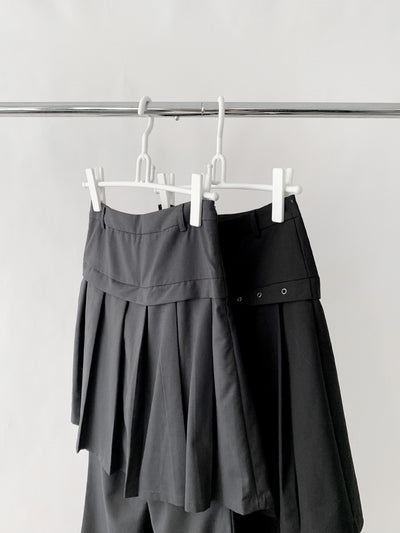 Pantalón Casual Coreano Falsa Dos Piezas con Diseño de Peto - Image 18
