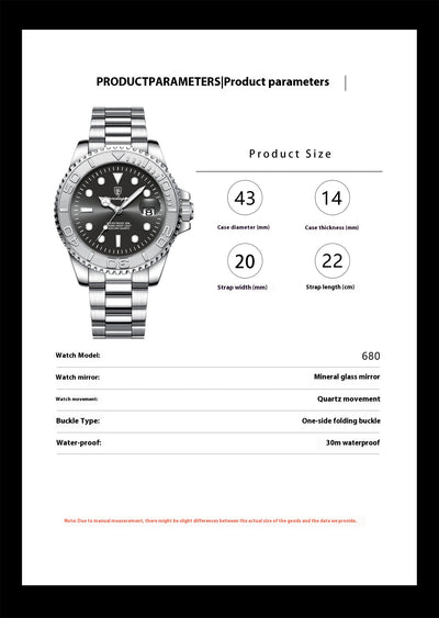 Reloj de Hombre Deportivo Luminoso Resistente al Agua - Image 11