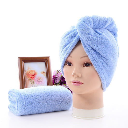 Toalla Turbante Absorbente de Microfibra - Secado Rápido para Cabello - Image 7