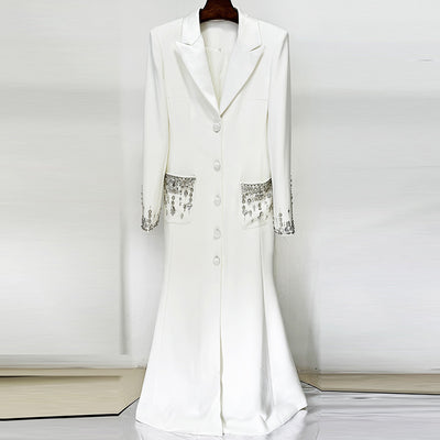Vestido Fishtail con Cuello Tailored Star Fashion - Image 7