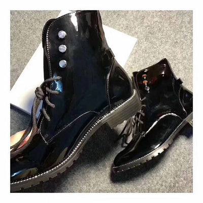 Botas Motociclista Estilo Británico con Suela Gruesa - Image 6