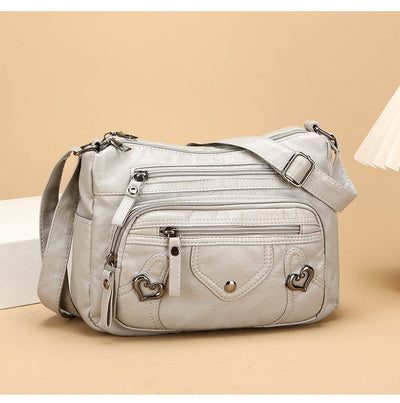 Bolso Bandolera de Lujo Versátil con Diseño Multicapas Espacioso - Image 29