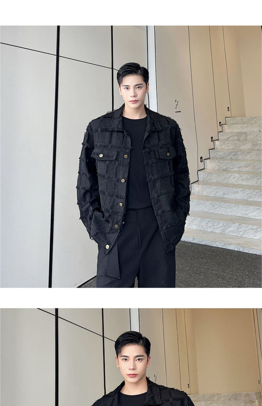 Chaqueta Casual Yamamoto para Hombre - Estilo Urbano Moderno - Image 8