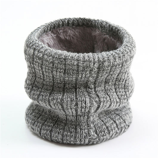 Bufanda Tejida de Rayas Anchas con Forro Polar para Hombre - Image 12