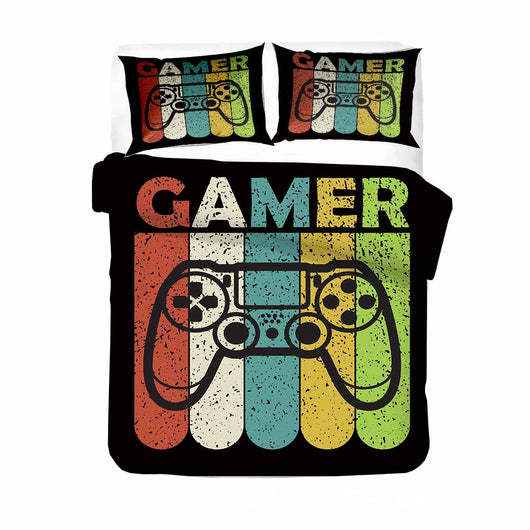 Juego de Cama con Estampado Digital de Controles de Videojuegos - Image 3