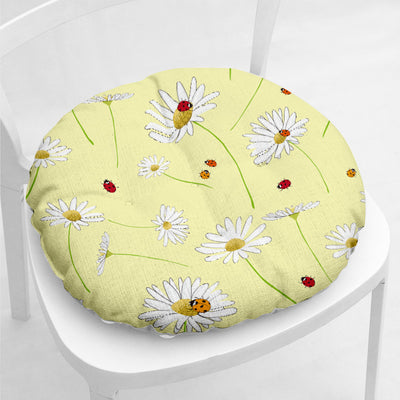 Cojín Grueso de Algodón y Lino para Silla Daisy - Image 45