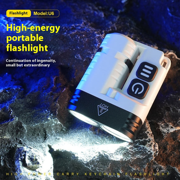 Linterna Camping LED 1600 Lúmenes Aluminio Impermeable IP68 con Imán