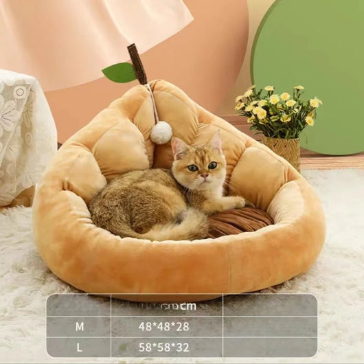 Cama Cálida y Acogedora para Gatos y Perros Pequeños - Nido de Algodón Suave - Image 3