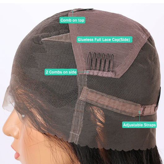 Peluca Bob de Encaje Completo con Sistema Semi-mecánico para Damas - Image 13