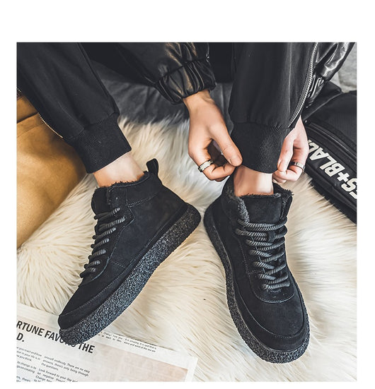 Zapatos Skate Mid-Top de Gamuza con Plataforma para Hombre - Image 13