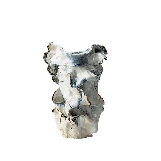 Jarrón Cerámico Wabi-Sabi Escultural para Sala de Estar - Image 2