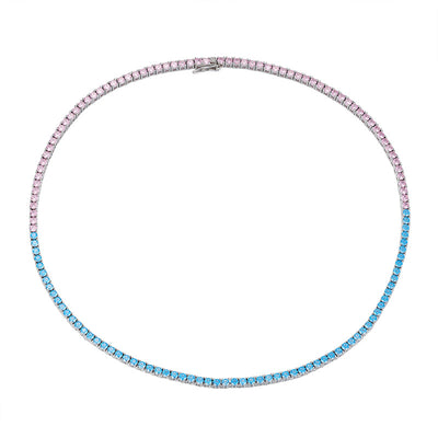 Cadena Tenis de Diamantes Completos - Accesorio Versátil Eslabón Cubano - Image 7