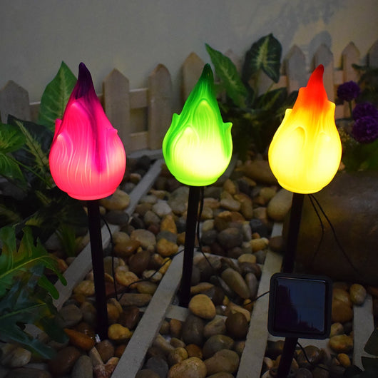 Lámpara Solar con Efecto Fuego para Jardín y Patio - Image 16