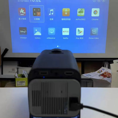 Proyector Gaming HD Inalámbrico con Pantalla y Control Remoto para Casa - Image 5