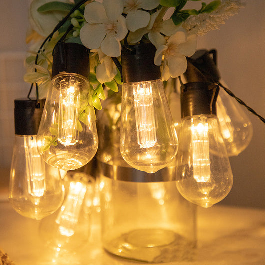 Lámpara Solar Gota de Agua para Jardín - Luces Decorativas para Bodas y Exteriores