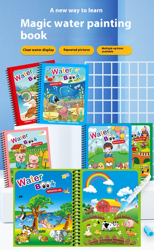 Libro Mágico de Pintura con Agua para Niños - Image 12