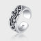Anillo de Plata Esterlina con Diseño de Espina Retro para Hombre