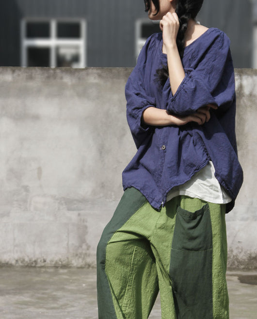 Cardigan de Lino con Mangas Murciélago para Mujer - Image 12
