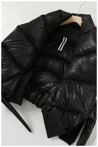 Chaqueta de Algodón Ajustada con Costuras de Camuflaje y Puños Tejidos - Image 9