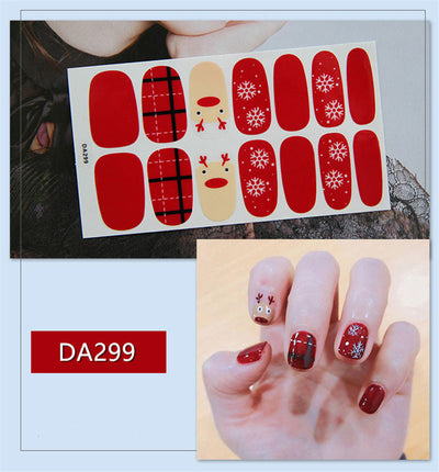Láminas de Esmalte de Uñas Navideñas - Diseños Viral Red Net - Image 9