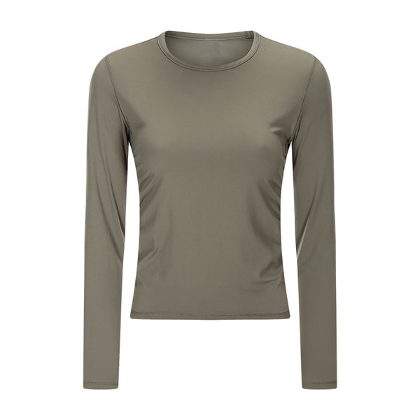 Playera Deportiva Mujer Cuello Redondo con Tecnología Stretch